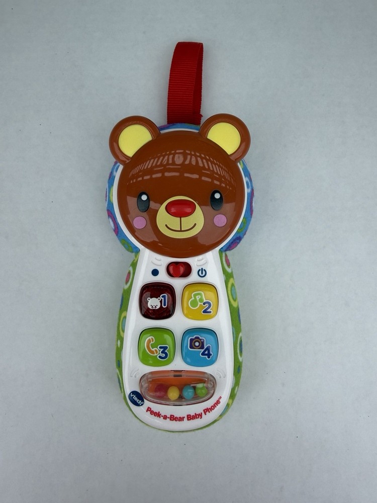 VTech Peek-a-Bear Baby Phone Toy Phone Multicolor 6-24m Motor Skills