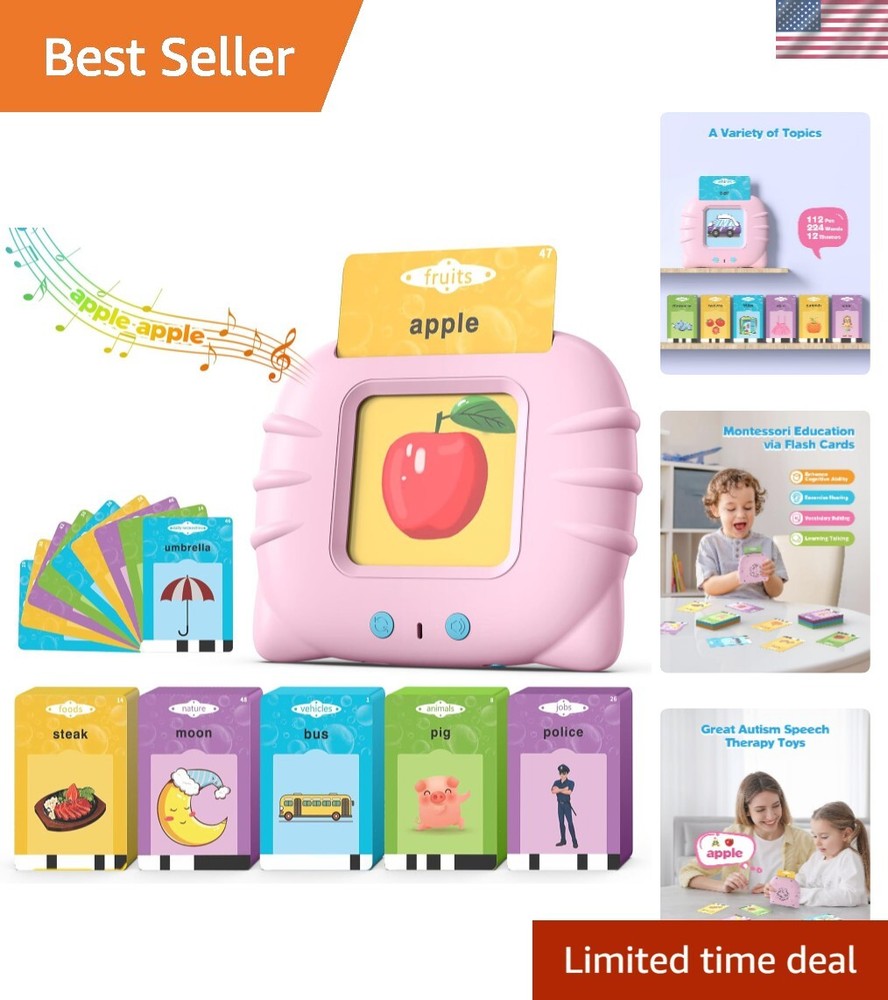 Engaging Language Learning Flash Cards for Toddlers – Ideal Educational Toy