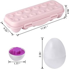 “Color Shape Matching Eggs for Toddlers, Preschool Learning Educational Pink “