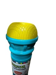 Superstar Microphone Battery Free Voice Amplifying Echo Toy for Kids Blue Yellow