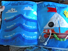 Calming Book weighted (3lbs) to soothe comfort washable by Lakeshore Sells$50 T1