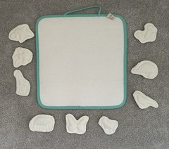 Lovevery Critter Pockets Animal Matching Game Organic Cotton Complete – EUC