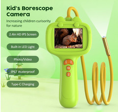 JDZ Kids Borescope Toy with Light, STEM Educational Toy, Birthday Gift for Boys