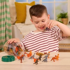 Mini Dinosaur Toys Collection: 60 Assorted Figures for Creative Play Adventures