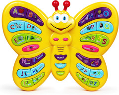 Preschool ABC Learning Toy, Interactive Educational Butterfly Toy for Toddlers,