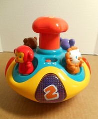 Vtech Spin and Learn Top Animals Numbers Tested and Works O65