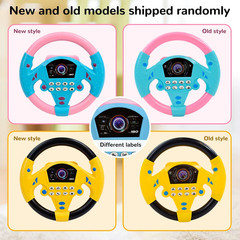 Baby Steering Wheel Toy with Light Sound Educational Driving Toy