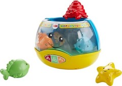 Fisher-Price Laugh & Learn Fishbowl Toy With Colorful Sea Animals