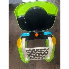 VTech Count & Win Sports Center Toddler Basketball Soccer Goal Toy Green Yellow