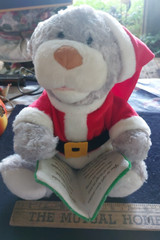Cuddle Barn Holiday Animated Story Time Plush Teddy Bear-Night Before Christmas