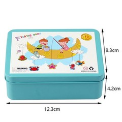 Children parent-child interactive fishing game, magnetic fishing puzzle toy