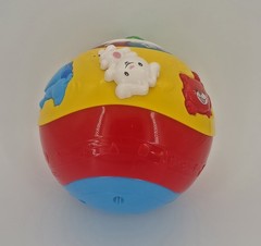 VTech Wiggle and Crawl Ball Infant Toddler Electronic Learning Toy EUC