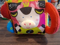 MELISSA & DOUG K’s Kids MUSICAL FARMYARD SOFT CUBE SQUARE PLUSH TOY ANIMAL NOISE