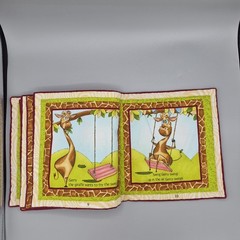 ‘A Jungle Story’ Soft, Washable, Cloth Book for Baby / Toddler Handcrafted