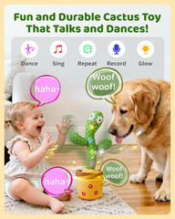 Valentine Gifts for Kids Baby Toys 0-6 3-6 6-12 12-18 Months Dancing Talking Cac