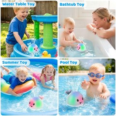 Baby Bath Toys, Pool Water Toys for Babies, Toddler Small, Grey