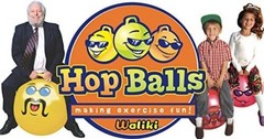 Hop Ball Toy for Boys and Girls Ages 3-6 | Blue 18” Hopper for Relay Races & …