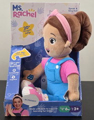 Ms. Rachel Speak & Sing Doll 20+ Phrases And Songs Educational Plush Toy