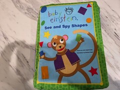 See and Spy Shapes Baby Einstein Cloth Book