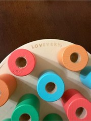 Lovevery Wooden Stacking Pegboard