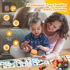 Sorting Toys for Toddlers, Learning Education Toys Montessori, Multiple Theme…