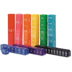 Fraction Tower Equivalency Cubes – Educational Math Set