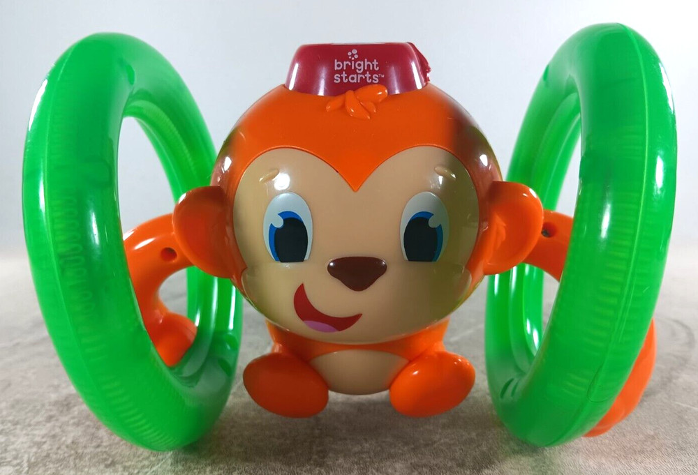 Roll and Glow Monkey Lights Sounds Baby by Bright Starts