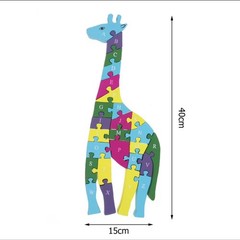 Montessori educational animal wooden toys puzzles alphabet numbers