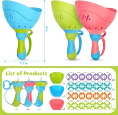 Outdoor Toys for Kids Ages 4-8, 3 Packs Flying Catching Game, Outside Manual …