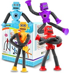 Autism Sensory Toys for Kid Boys Year Old Ages 4 5 6 7 8 9 10(4PCS), Suction Rob