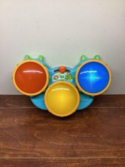 Bright Starts Safari Beats Musical Learning Toy Drums Animal Sounds Push Lights