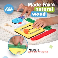 Interactive Travel Busy Board for Toddlers – Supports Early Learning and Play