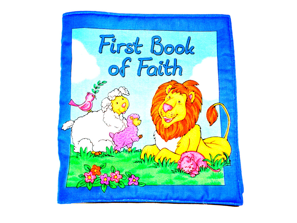 ‘First Book of Faith’ Soft, Washable, Cloth Book for Baby / Toddler