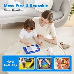 Toddler Toys for Kids, Magnetic Drawing Board for Standard (9.8″ x 7.1″) Blue