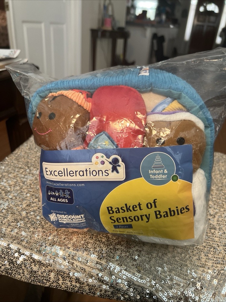 Creative Minds Basket of Babies Soft Baby Dolls, Sensory Toys, Multicultural, Di