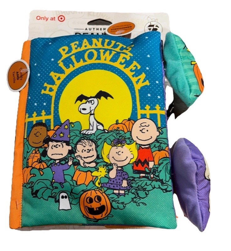 Peanuts Baby Deluxe Soft Snoopy Book Peanuts Halloween New