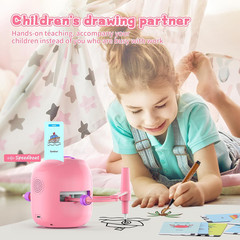 Interactive Educational Drawing Robot for Kids – Montessori Learning Toy with 15