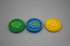 VTech Crunch Count Dinosaur Replacement Food Coins 3 pcs Blueberry Pea Bananas