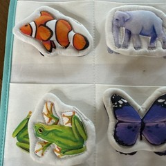 Lovevery Quilted Critter Pockets Animals Matching Game The Realist Play Kit