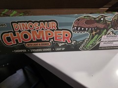Dinosaur Chomper Grabber with Lights and Sounds Includes Batteries