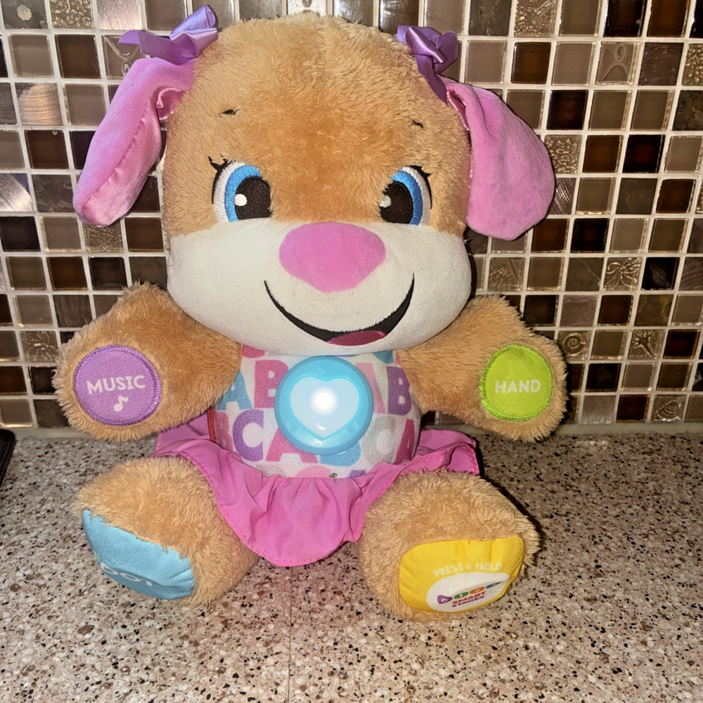 Fisher-Price – Laugh & Learn Smart Stages Sis Plush Toy – Brown
