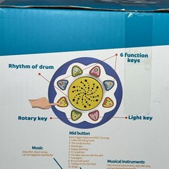 Baby Toys 6-12 Months, Babies Ocean Rotating, Light Up color change, Music, play