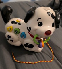 VTech Pull and Sing Puppy Dalmatian Infant Toy 6-36 Months Tested And Working *