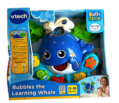 Vtech Bubbles The Learning Whale Bath Time 12-36 Months New NOS MIB 2013 Read!
