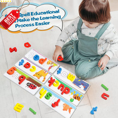 See & Spell Letter Game Alphabet Cards Kids Ages 2-6 Learning Toy Gift – US