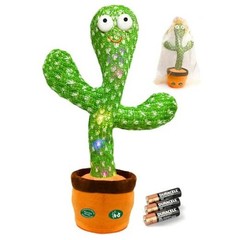 Dancing,Interactive Funny Gift for Baby Infant 6-18 Months, Talking Cactus Toy