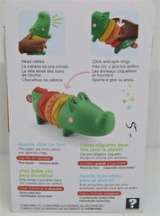 Fisher Price Clicker Alligator for Age 6mo and Up Fine Motor and Sensory Skills.