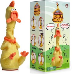 Rubber Chicken Dancing Toy – Mimicking Toy for Kids – That Repeats What You S…