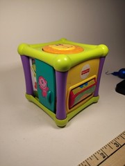 Fisher-Price Animal Activity Cube Toy Exploration Fun Ages 6-36 Months