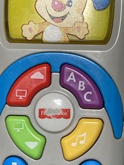 2014 Fisher-Price Mattel LAUGH & LEARN Smart Cell Phone & Remote Control WORKS